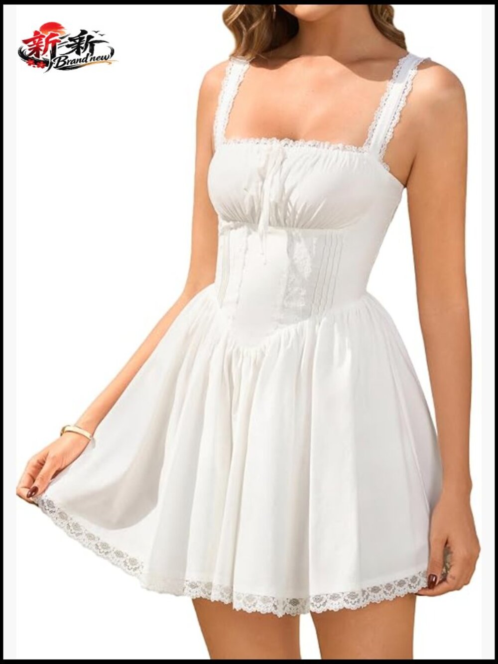 Corset Lace Mini Short Homecoming Graduation Dress for Women A-Line